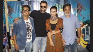 Abhay Deol along with the cast of ‘Nanu Ki Jaanu’ witnessed in New Delhi for promotions!