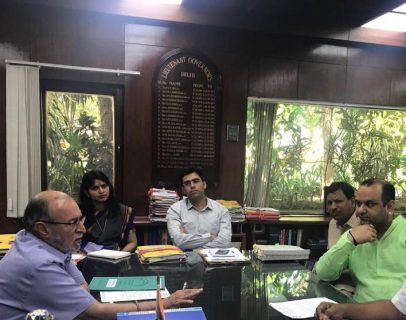 पूर्वी दिल्ली की जाम की समस्या को लेकर सांसद महेश गिरी ने उपराज्यपाल संग की बैठक