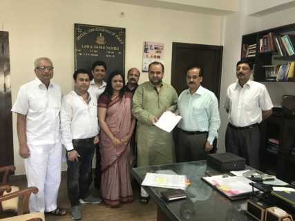 सुरक्षा व्यवस्था को लेकर सांसद महेश गिरी ने विशेष आयुक्त संग की बैठक
