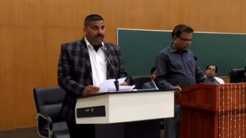 अम्बेडकर अस्पताल रोहिणी में यूनियन का शपथ ग्रहण