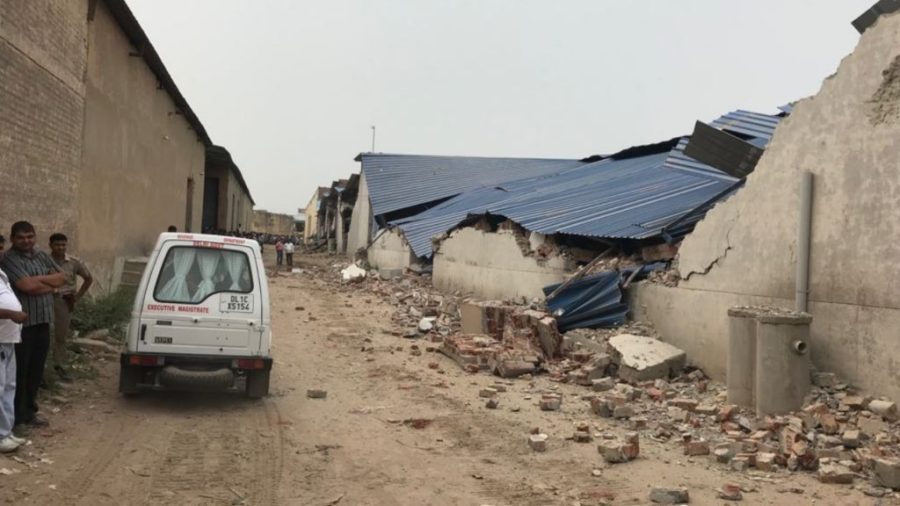 MAJOR DEMOLITION DRIVE IN ALIPUR SUB-DIVISION