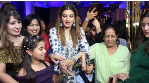 A grand opening of Luxury Salon Blonde & Brunette by Raveena Tandon