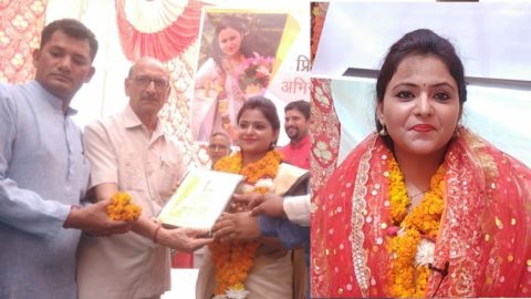 बुराड़ी में एक गरीब मां बाप की बेटी का न्यायधीश की परीक्षा में चयन हुआ