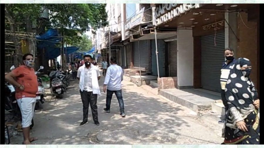 Jahangir puri B, C block market