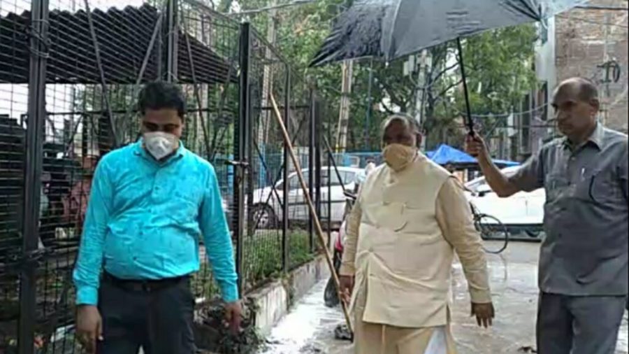 North MCD mayor round at jahangir puri