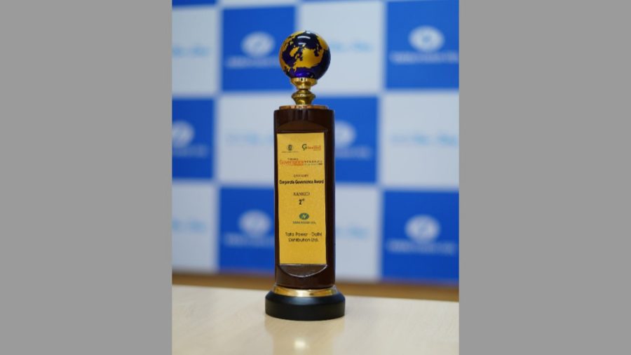 Tata Power Delhi Distribution Limited conferred with ICC Award for Corporate Governance