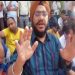 आजादपुर फल मंडी में प्रोटेस्ट