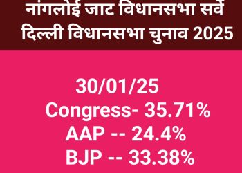 Nangloi Jat Vidhansabha Delhi 2025 survey