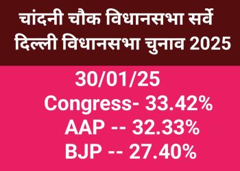 Chandani Chowk Vidhansabha Survery