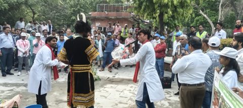 रोहिणी में नगर निगम ने जनता को  किया जागरूक