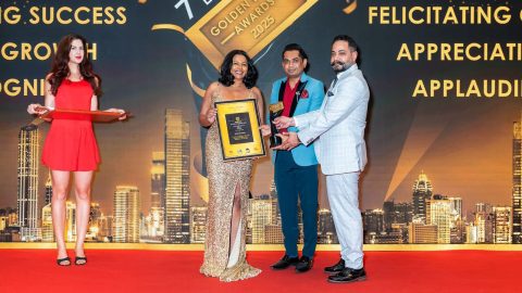 Sk Monoar Nahid Honored with Golden Brick Award 2025 in Dubai
