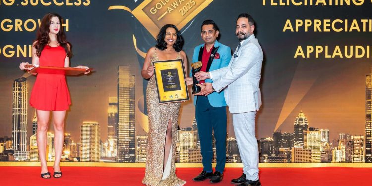 Sk Monoar Nahid Honored with Golden Brick Award 2025 in Dubai