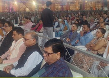 The Guru-Deeksha Ceremony will be held by the supremely revered Niranjan Peethadhishwar